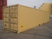 40' DD RAL 1001 shipping containers